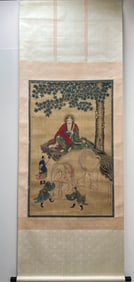 DING GUANPENG'S ELEPHANT WASHING PAINTING