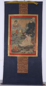 QING DYNASTY THANGKA