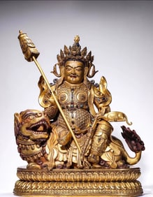 GILDED AND GEM-INLAID TREASURE KING OF THE QING DYNASTY