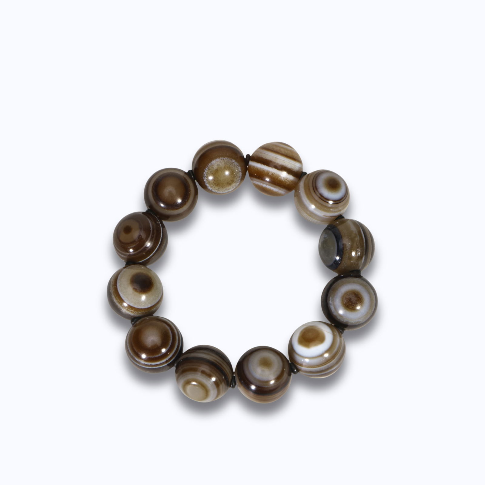 Ming Dynasty or earlier Sardonyx bead bracelet (1 of 5)