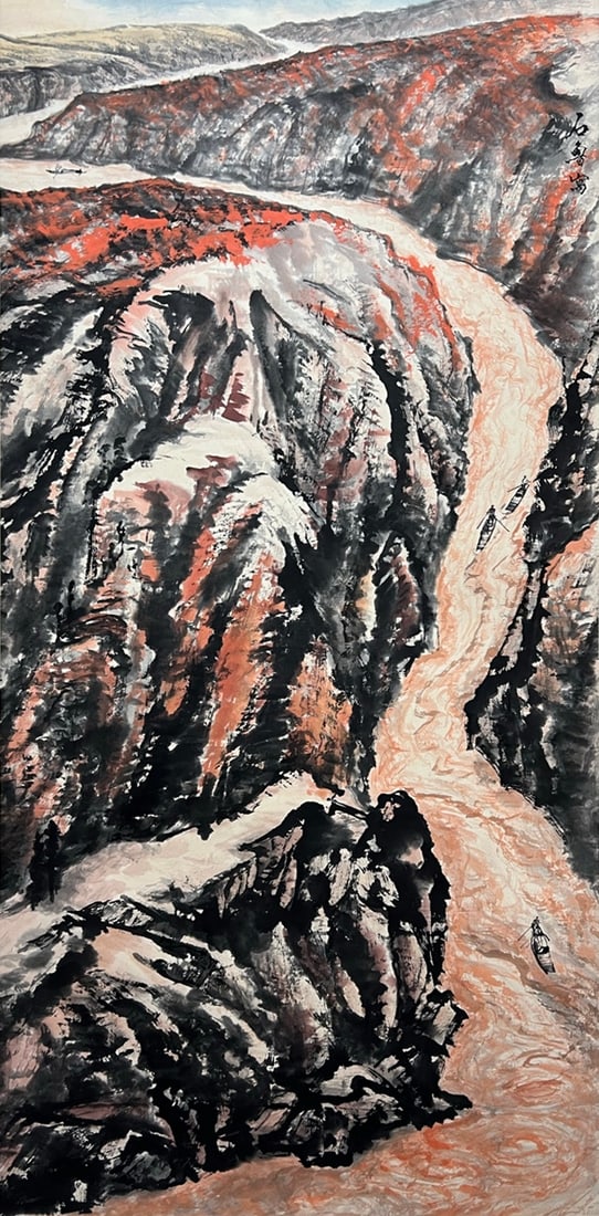 Shi Lu Landscape (Hanging Scroll Painting) (1 of 10)