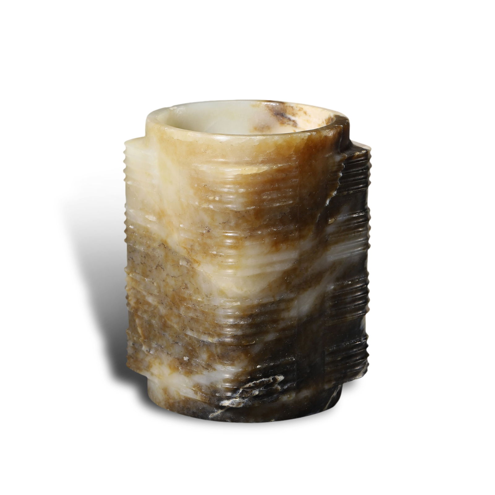 Western Zhou Dynasty Jade cong with string patterns (1 of 6)