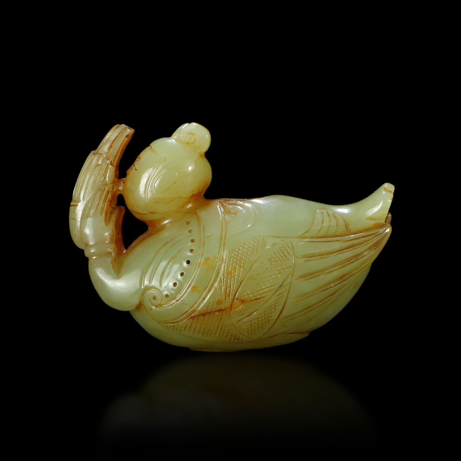 Tang Dynasty jade sculpture of Kalavi?ka (1 of 6)