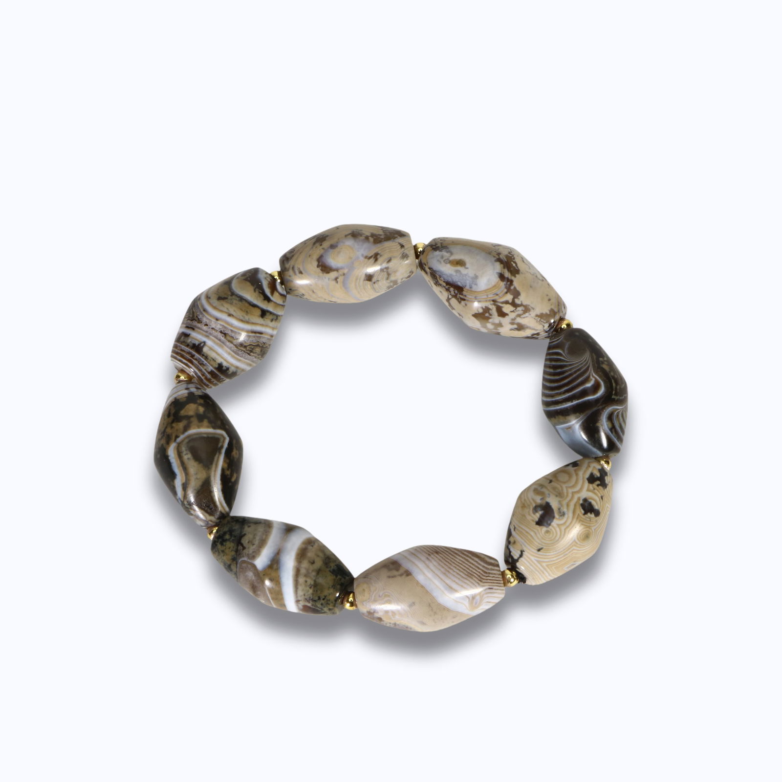 Ming Dynasty or earlier Sardonyx bead bracelet (1 of 5)