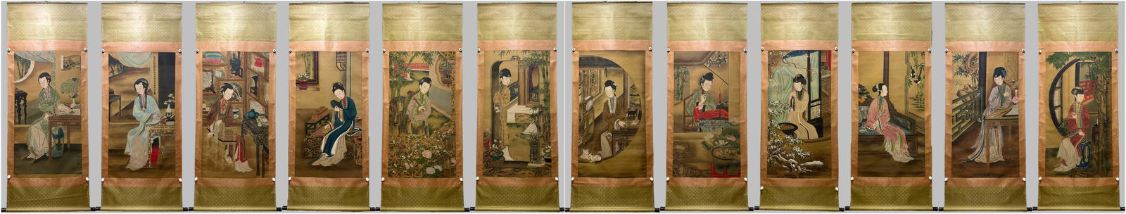 Giuseppe Castiglione Twelve Consorts of Emperor Yongzheng (Hanging Scroll Painting) (1 of 20)