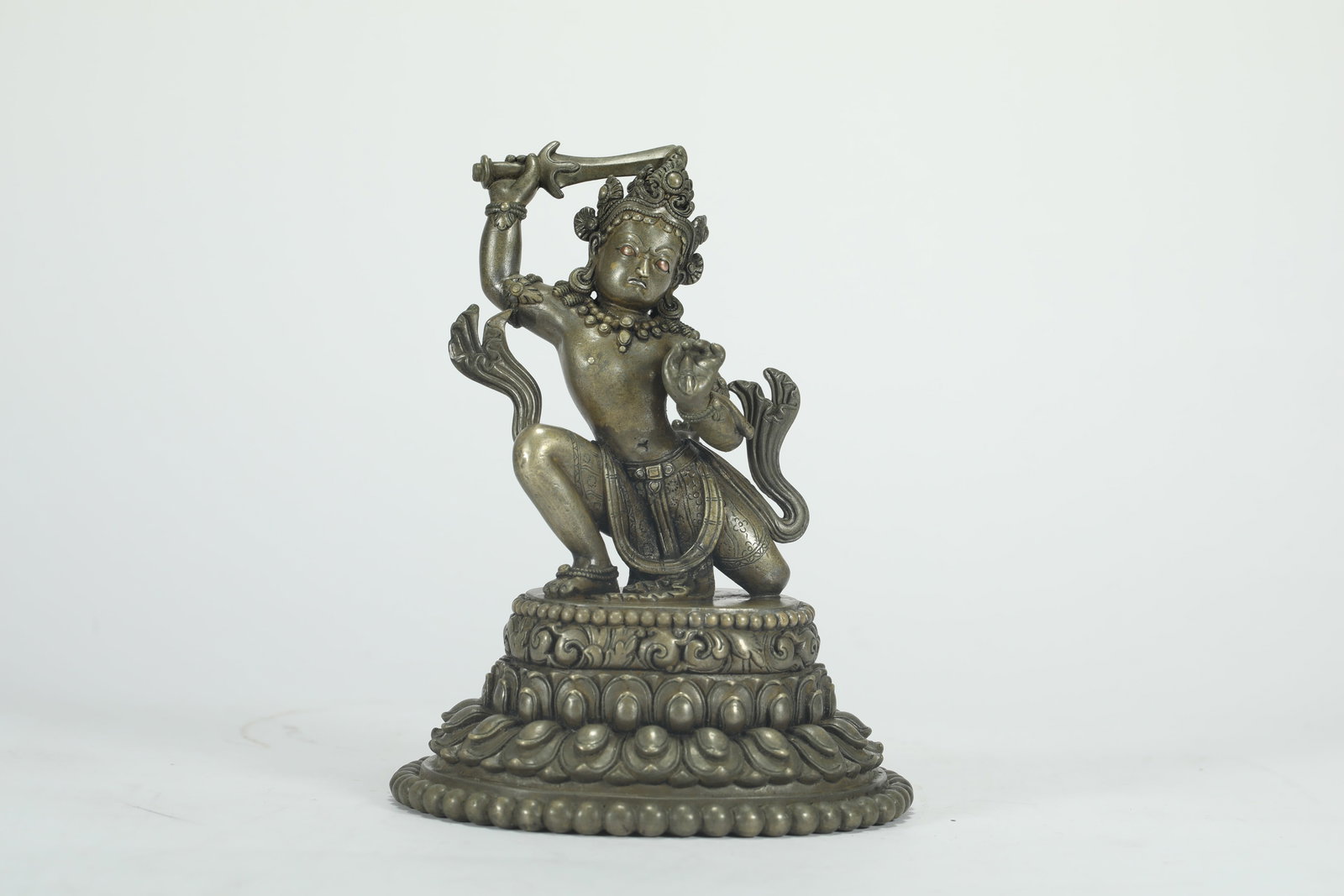 MING DYNASTY ALLOY COPPER PALA FUD? MY?-?: Name MING DYNASTY ALLOY COPPER PALA FUD? MY?-? Dimensions H:14.5CM L:11CM Condition Additional photographs and condition reports are available upon request as a courtesy to our clien