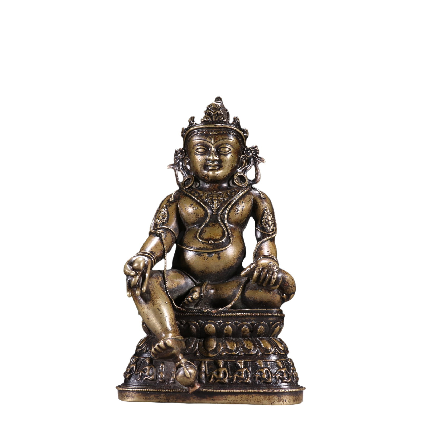 YUAN DYNASTY BRONZE GOD OF WEALTH: Name YUAN DYNASTY BRONZE GOD OF WEALTH Dimensions H:16CM Condition Additional photographs and condition reports are available upon request as a courtesy to our clients. Any conditio