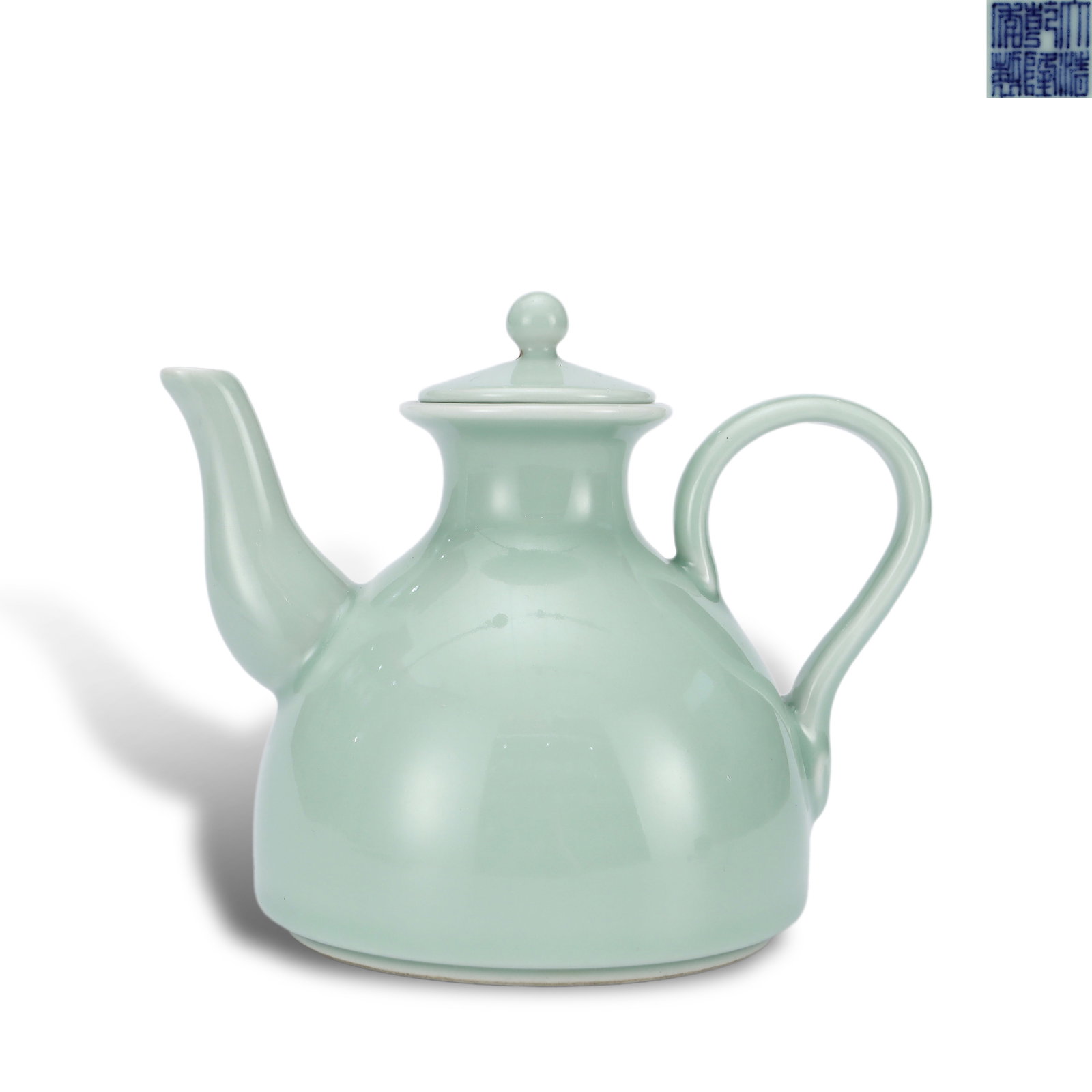 Qing Dynasty Qianlong Period,Pale Celadon Glaze Ewer (1 of 6)
