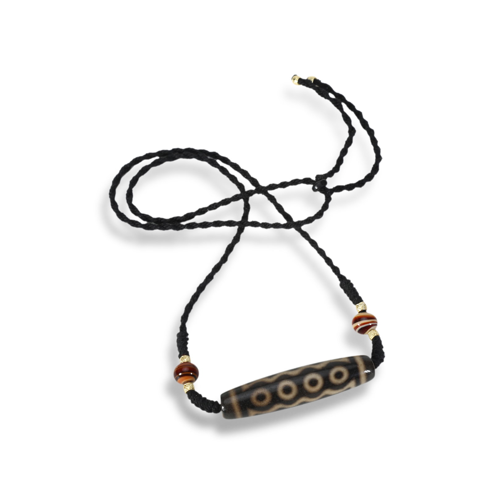 Ming Dynasty or Earlier,Seven-Eyed Dzi Bead: Name Ming Dynasty or Earlier,Seven-Eyed Dzi Bead Dimensions L:5.6cm D:1.3cm Condition Additional photographs and condition reports are available upon request as a courtesy to our cli