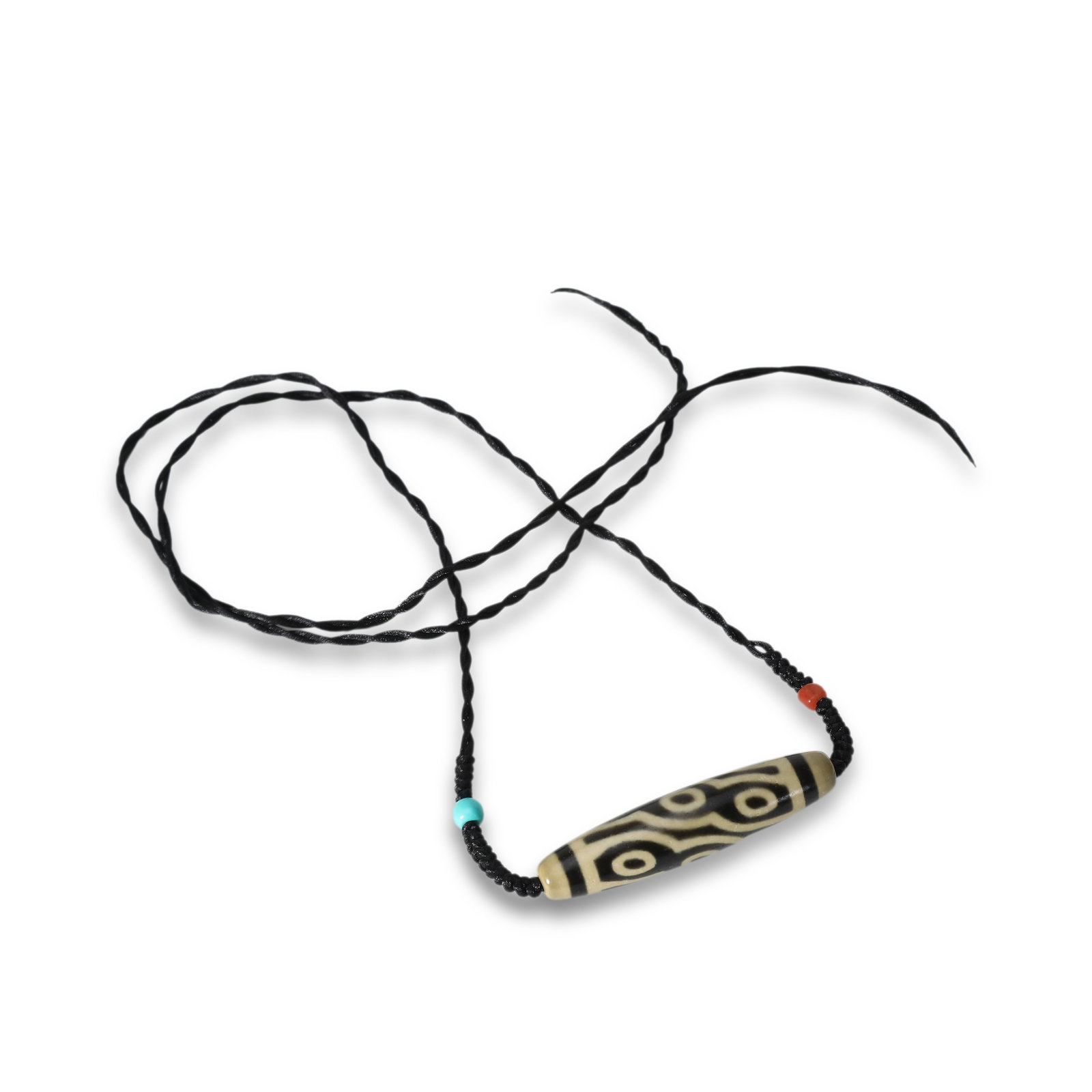 Ming Dynasty or Earlier, Nine-Eyed Dzi Bead (1 of 6)