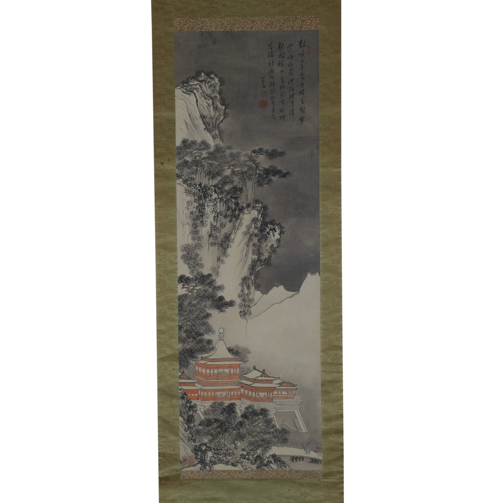 Pu Ru, Snow Landscape, Hanging Scroll - 2