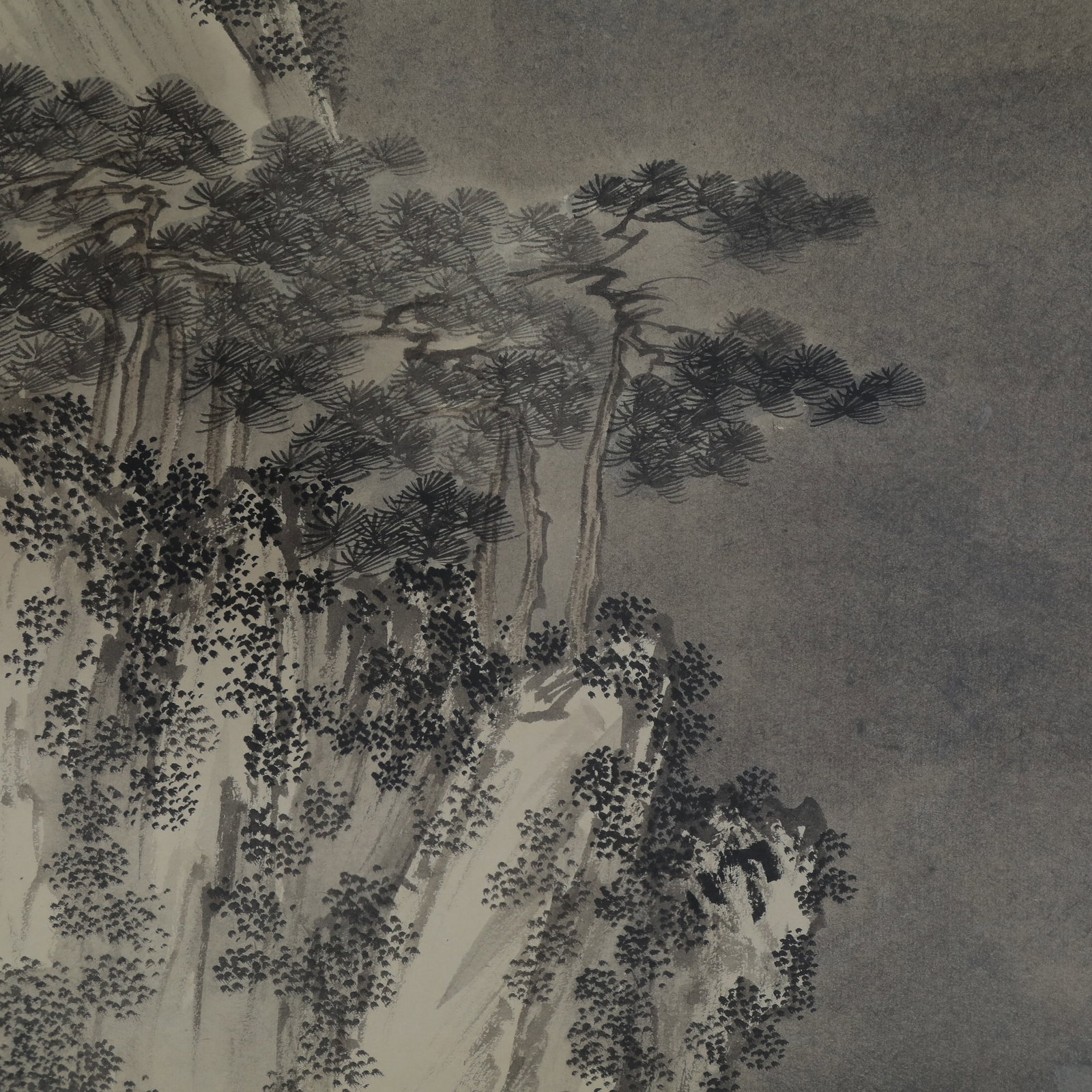 Pu Ru, Snow Landscape, Hanging Scroll - 4