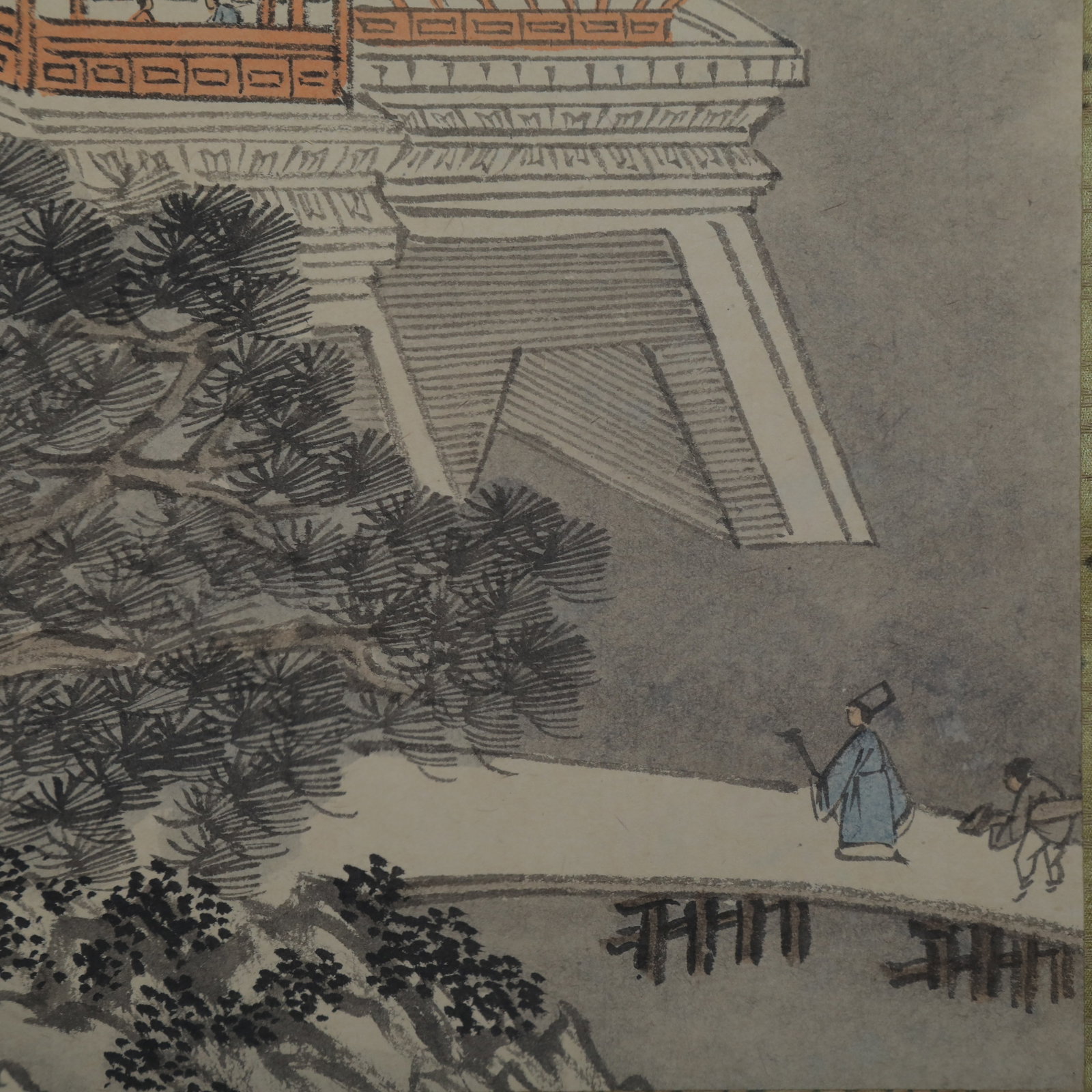 Pu Ru, Snow Landscape, Hanging Scroll - 7