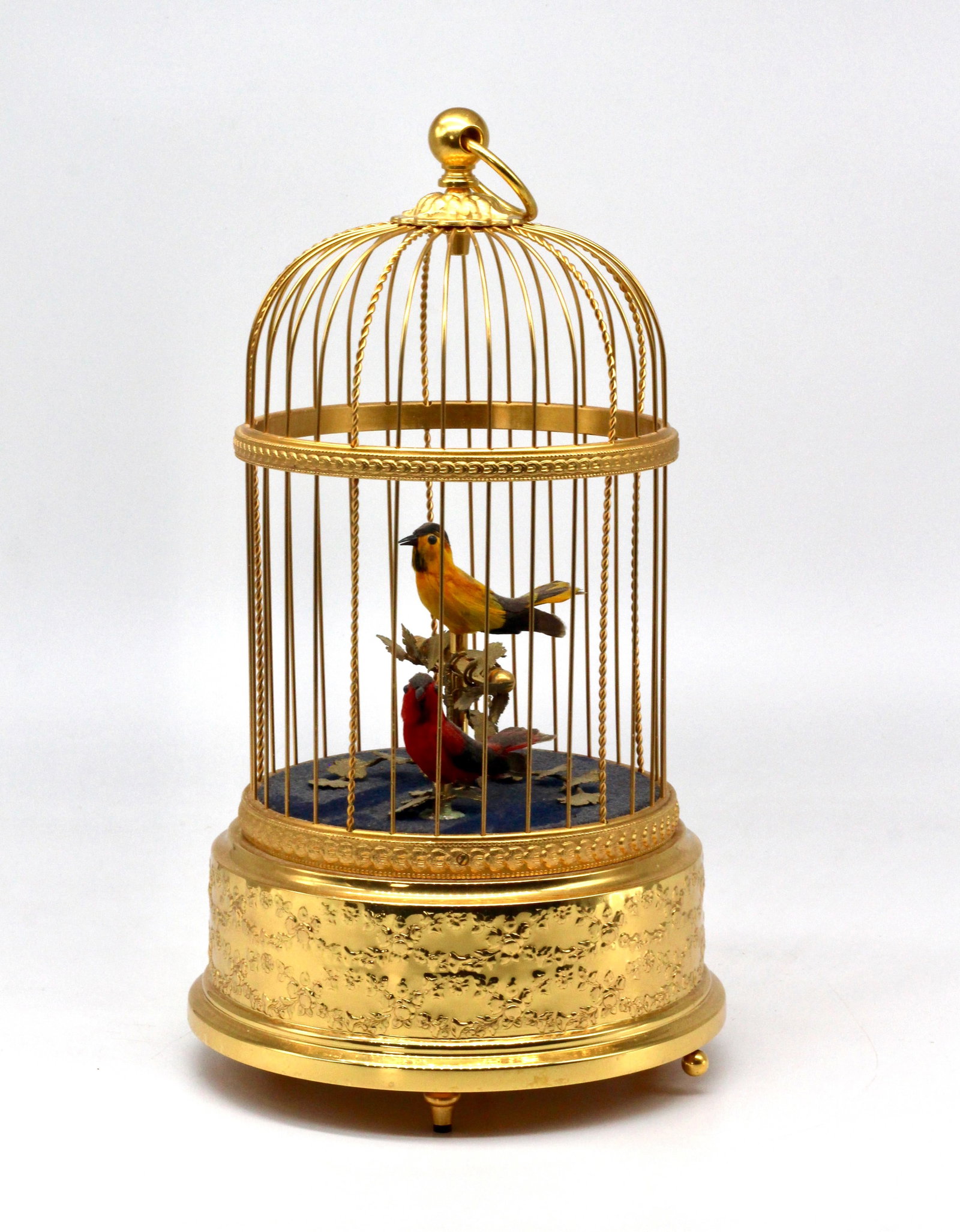 Swiss Reuge Music Box with Dual Singing Birds (1 of 10)
