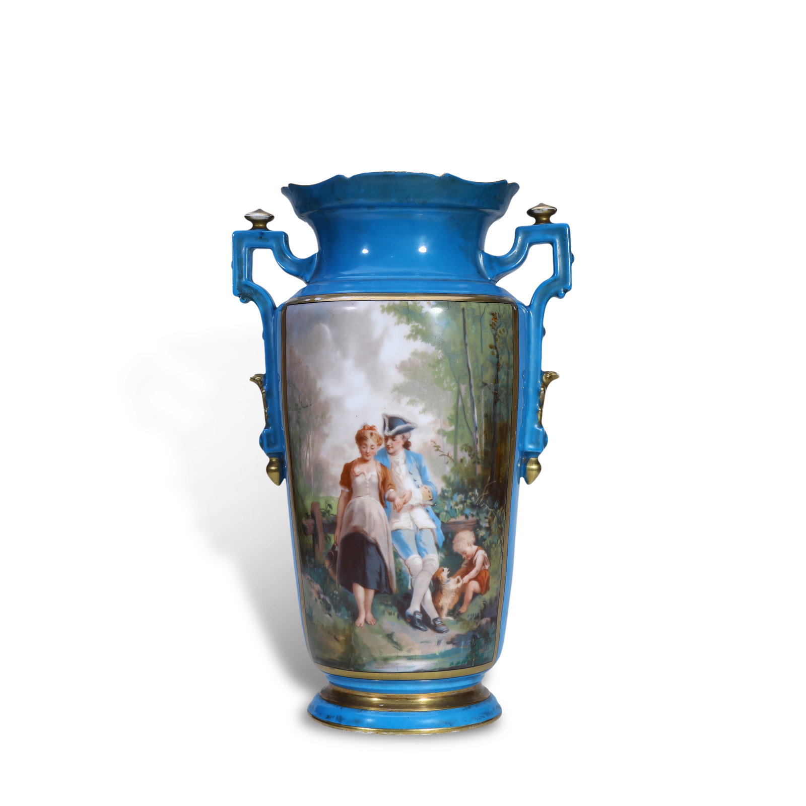 19th Century French Louis Philippe Style Porcelain Vase (1 of 5)