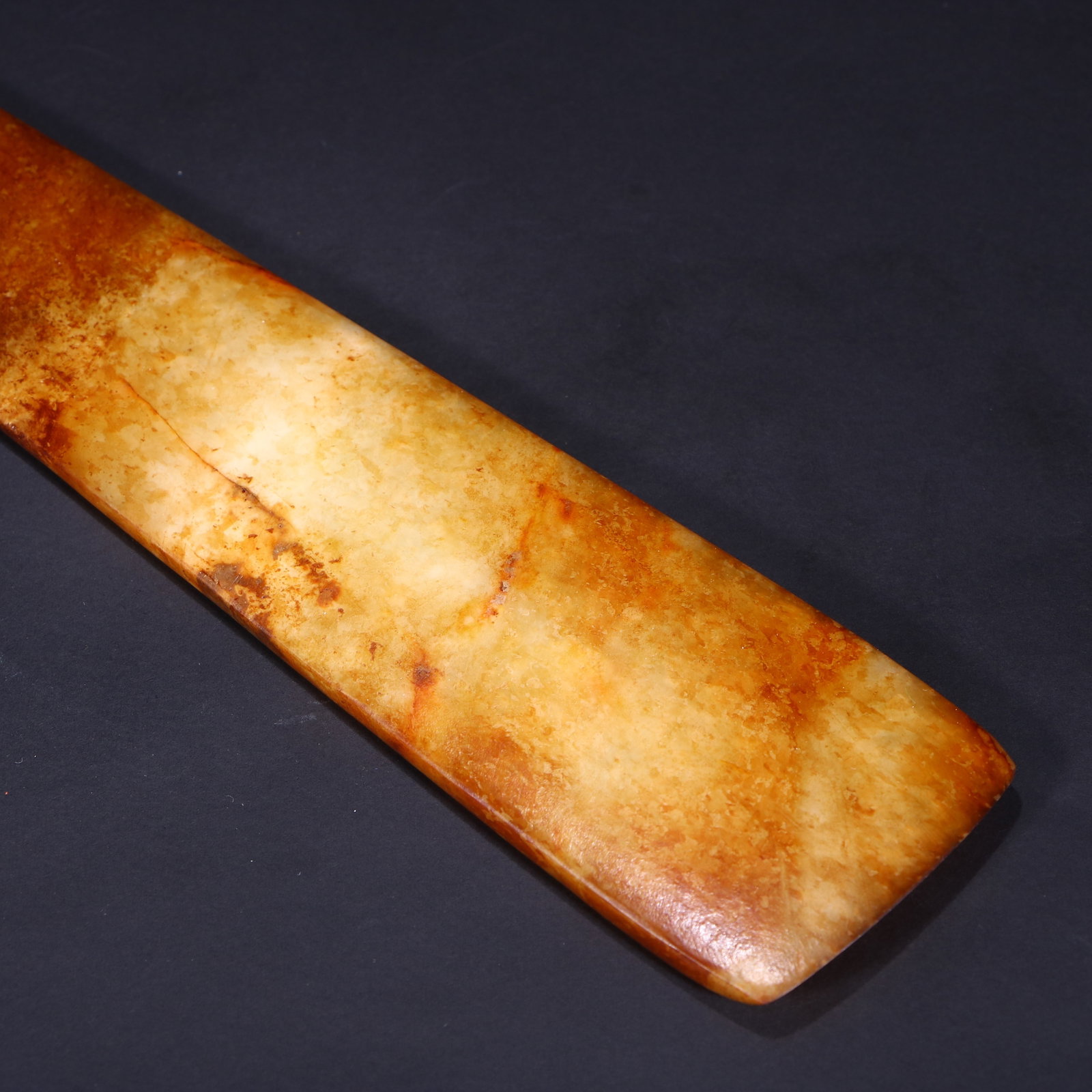 Archaic Jade Gui Ceremonial Tablet - 4