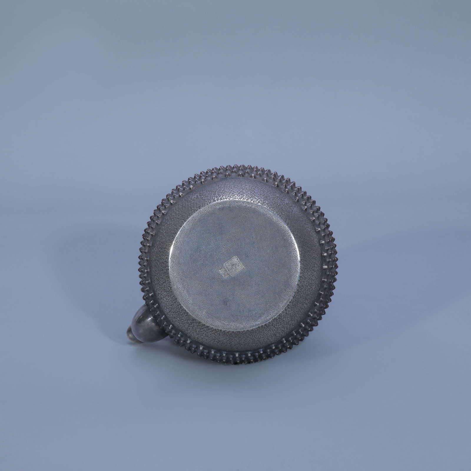Silver Teapot with Mist Pattern - 6