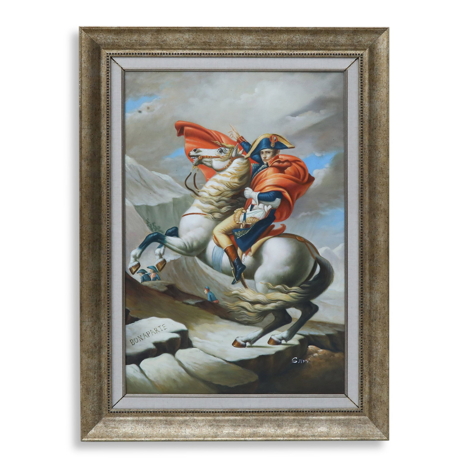 Oil Painting of Napoleon: Name Oil Painting of Napoleon Dimensions H:114cm W:83.5cm Description