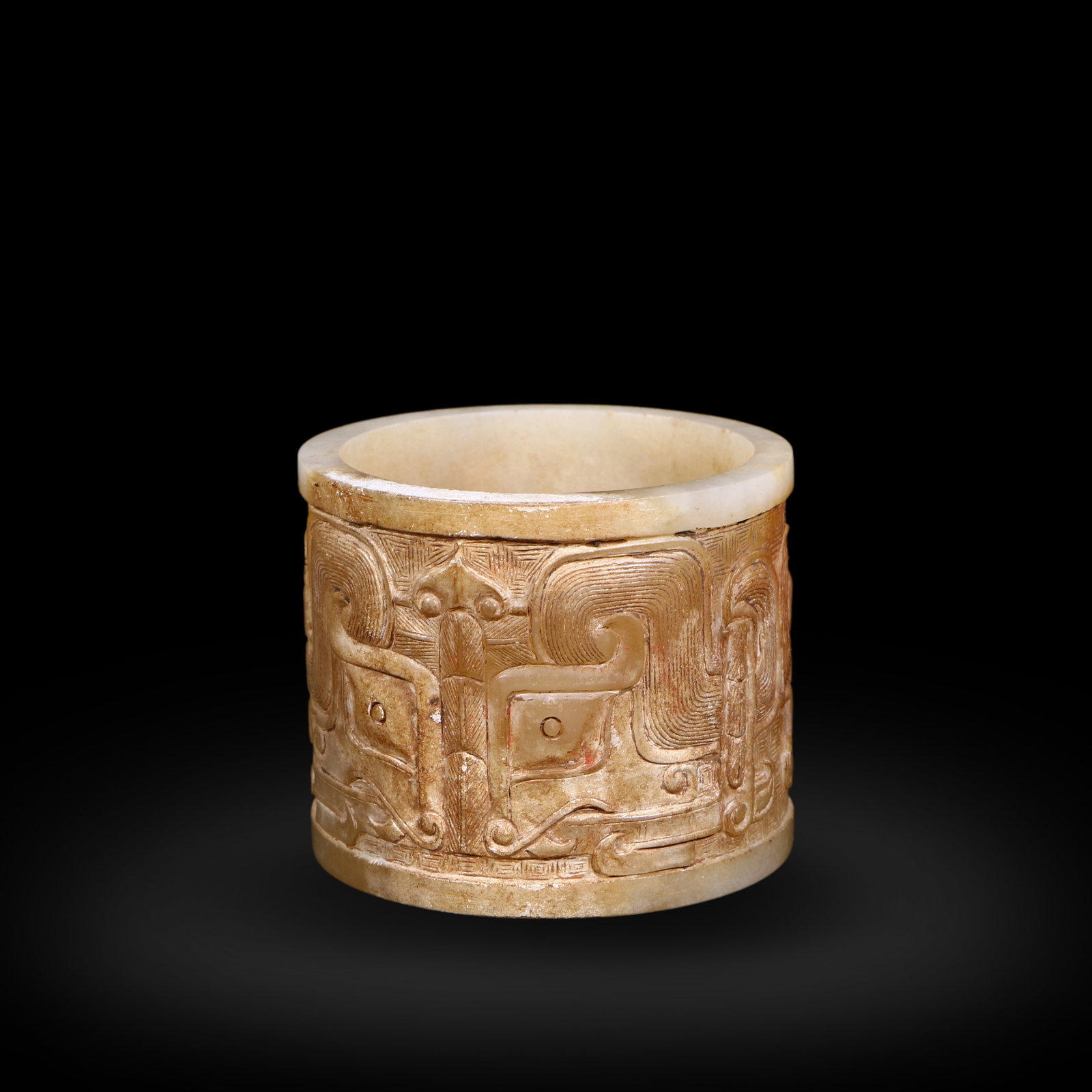 Warring States Period, Jade Bracelet with Taotie Pattern (1 of 5)
