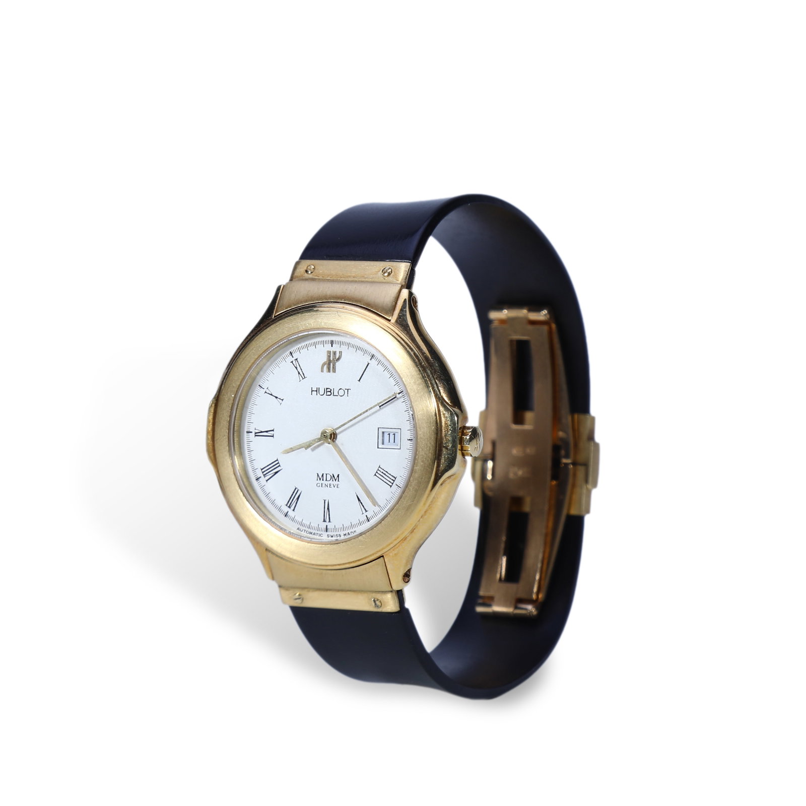 Hublot 18K Gold Ladies' Wristwatch: Name Hublot 18K Gold Ladies' Wristwatch Dimensions D:28mm Description