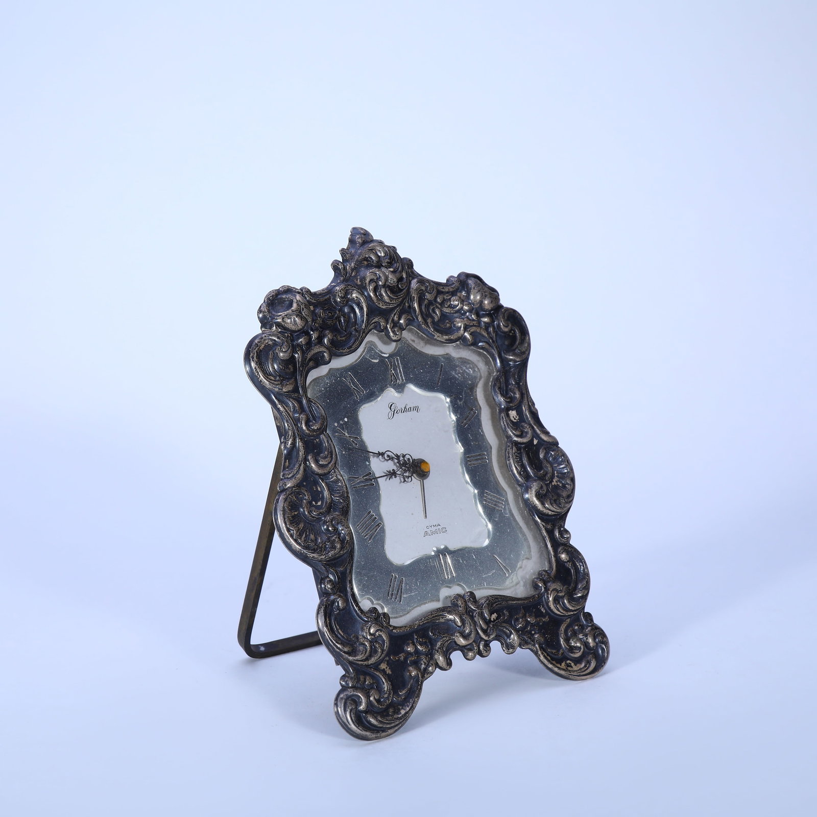 1910s Gorham Silver Repouss?? Mantel Clock - 3