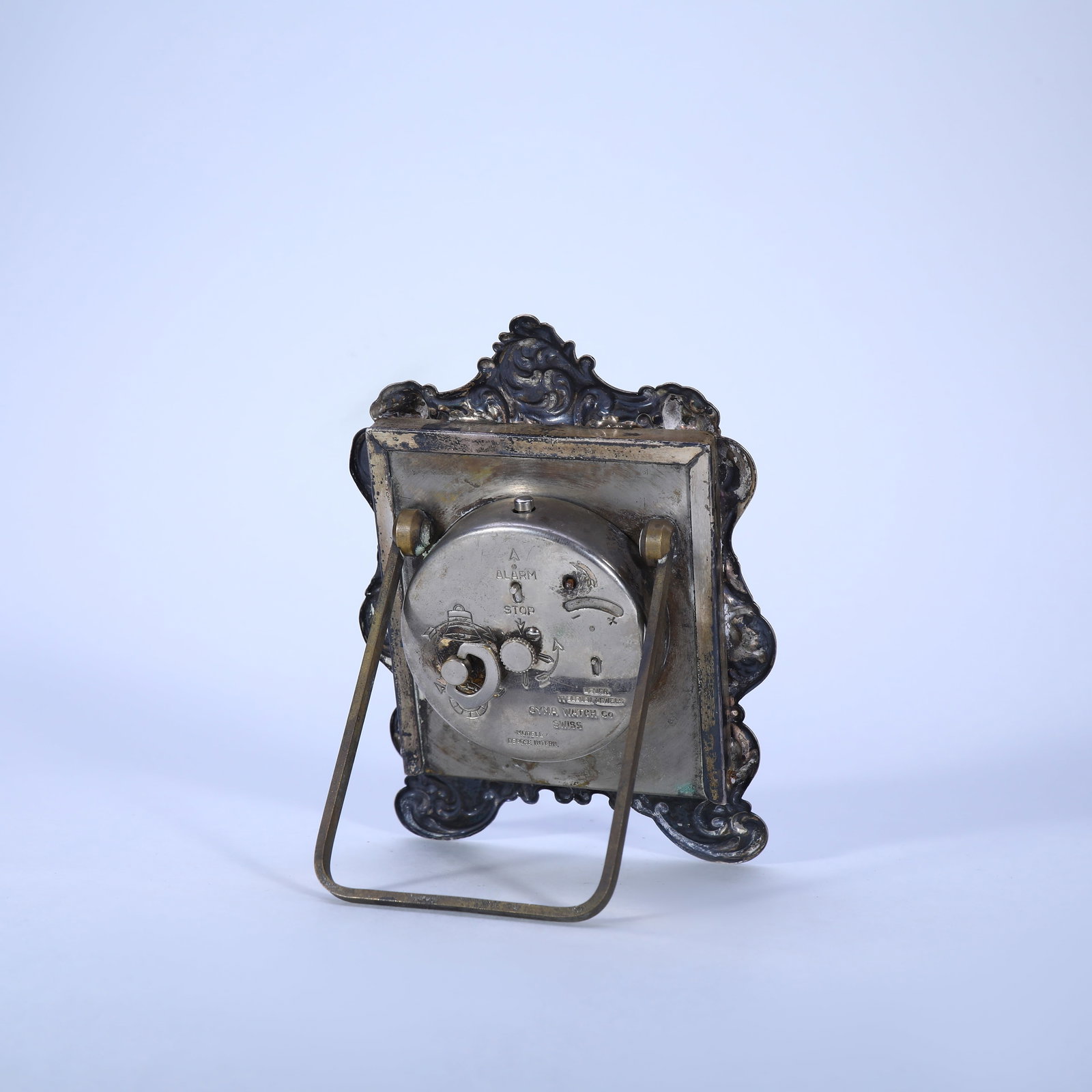 1910s Gorham Silver Repouss?? Mantel Clock - 4