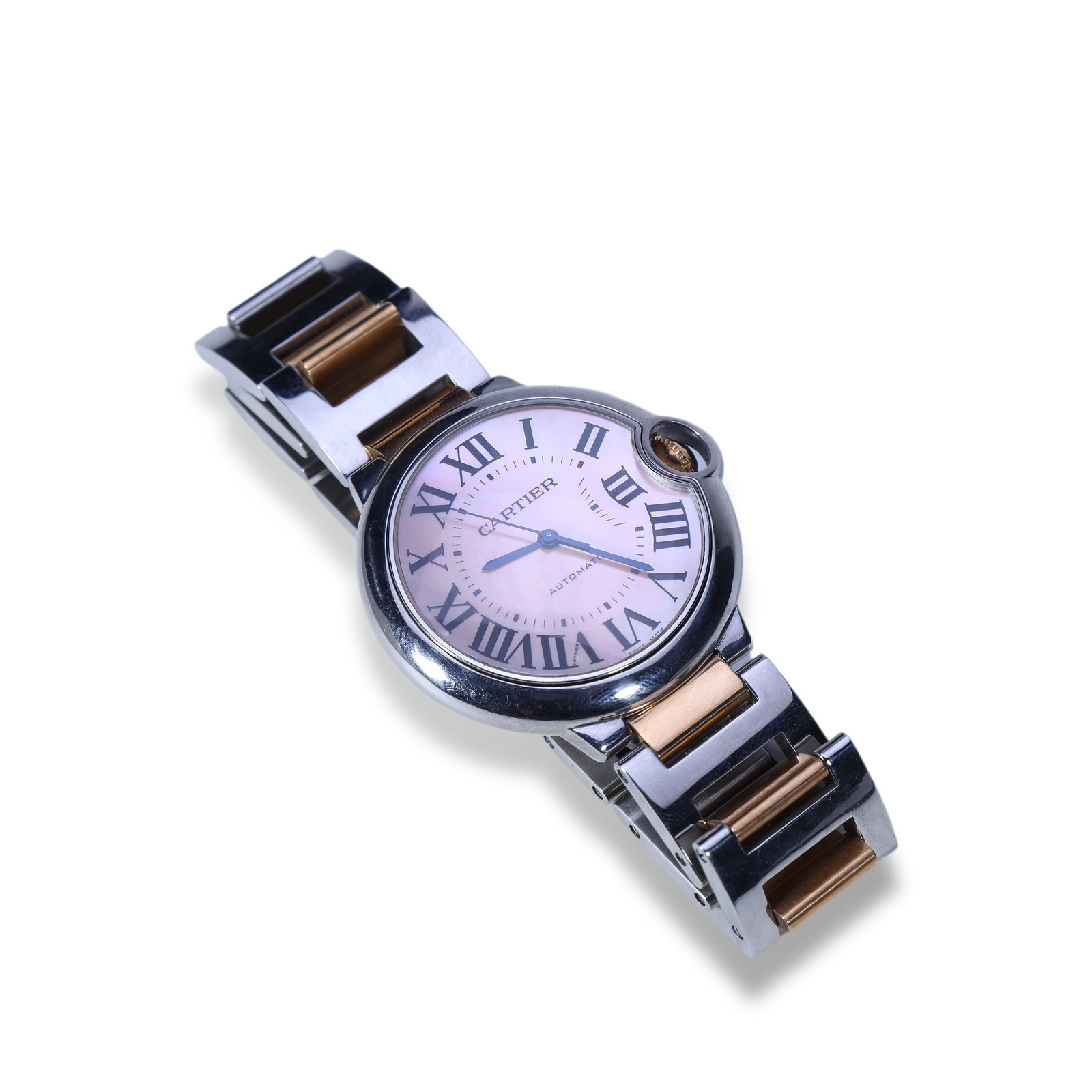 Cartier Ballon Bleu Two-Tone Wristwatch: Name Cartier Ballon Bleu Two-Tone Wristwatch Dimensions D:36mm Description