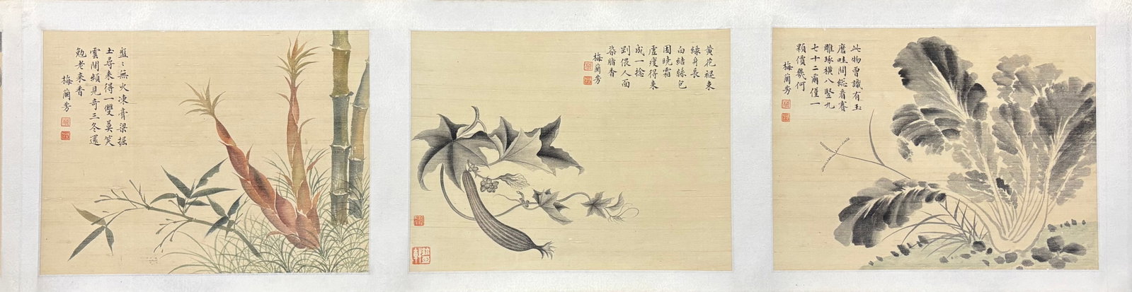 Mei Lanfang, Longevity and Spring, Hand Scroll - 11