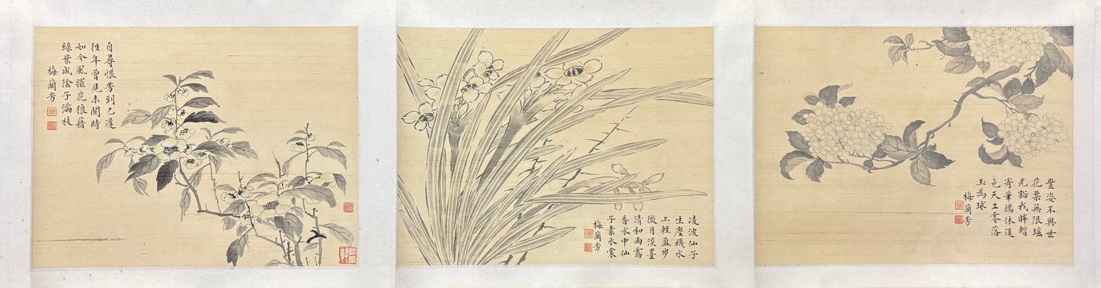 Mei Lanfang, Longevity and Spring, Hand Scroll - 12