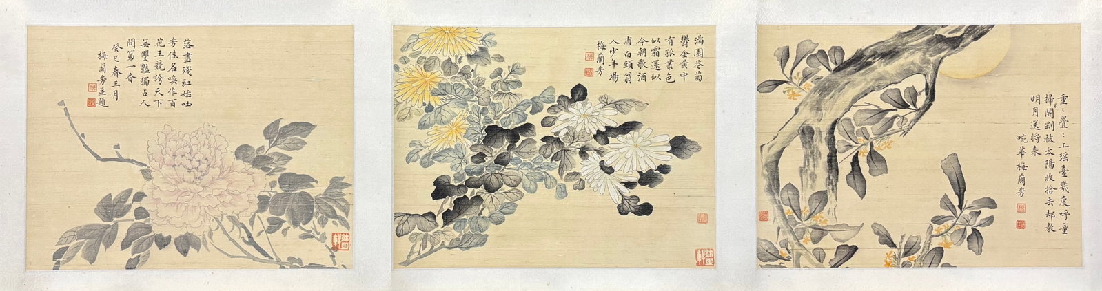 Mei Lanfang, Longevity and Spring, Hand Scroll - 13