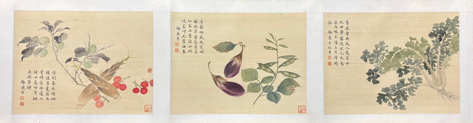 Mei Lanfang, Longevity and Spring, Hand Scroll - 8