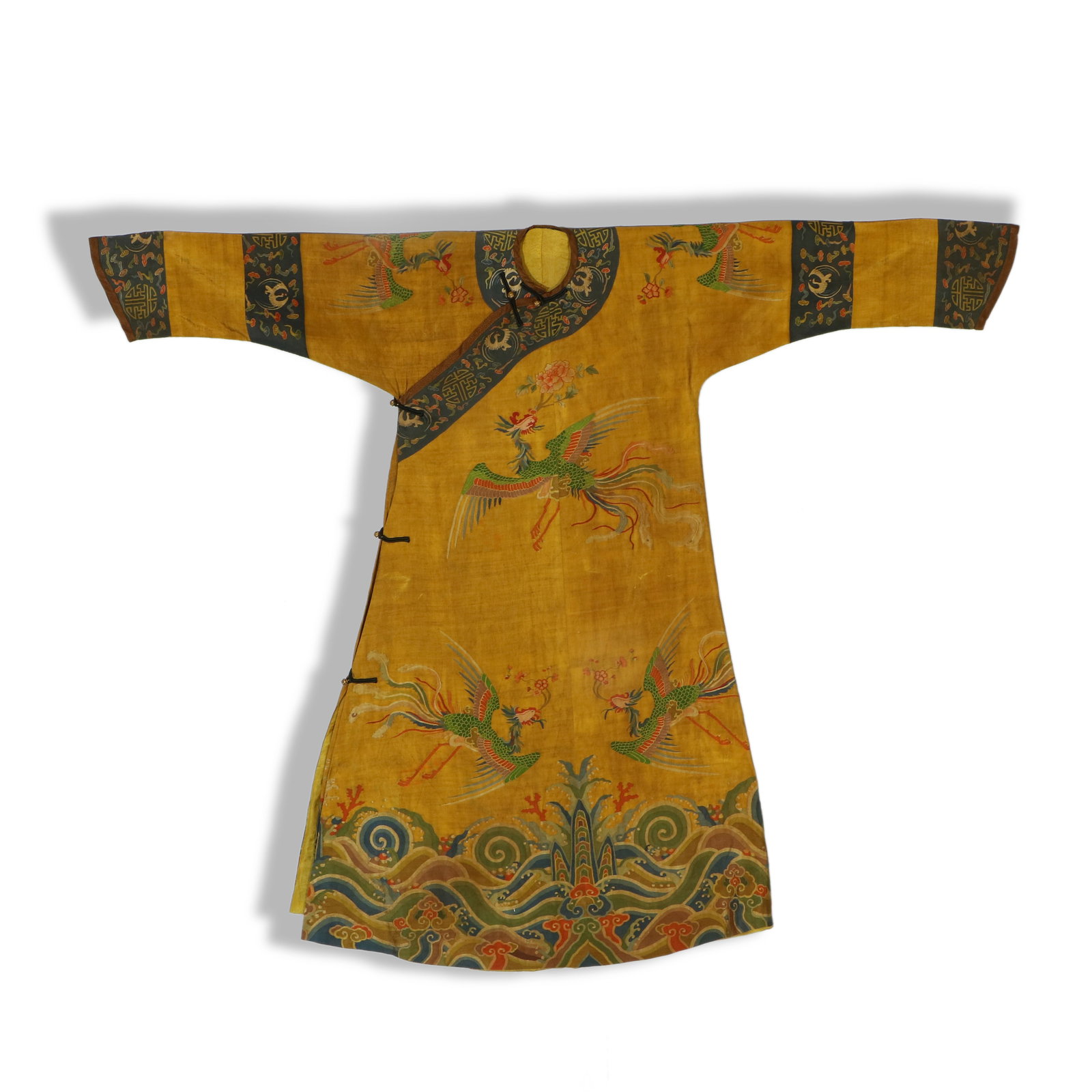 Qing Dynasty, Kesi Silk Phoenix Robe (1 of 12)