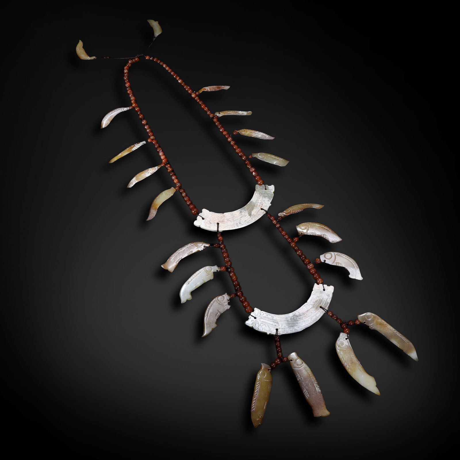 Warring States Period, Agate & Jade Pendant Group (1 of 5)