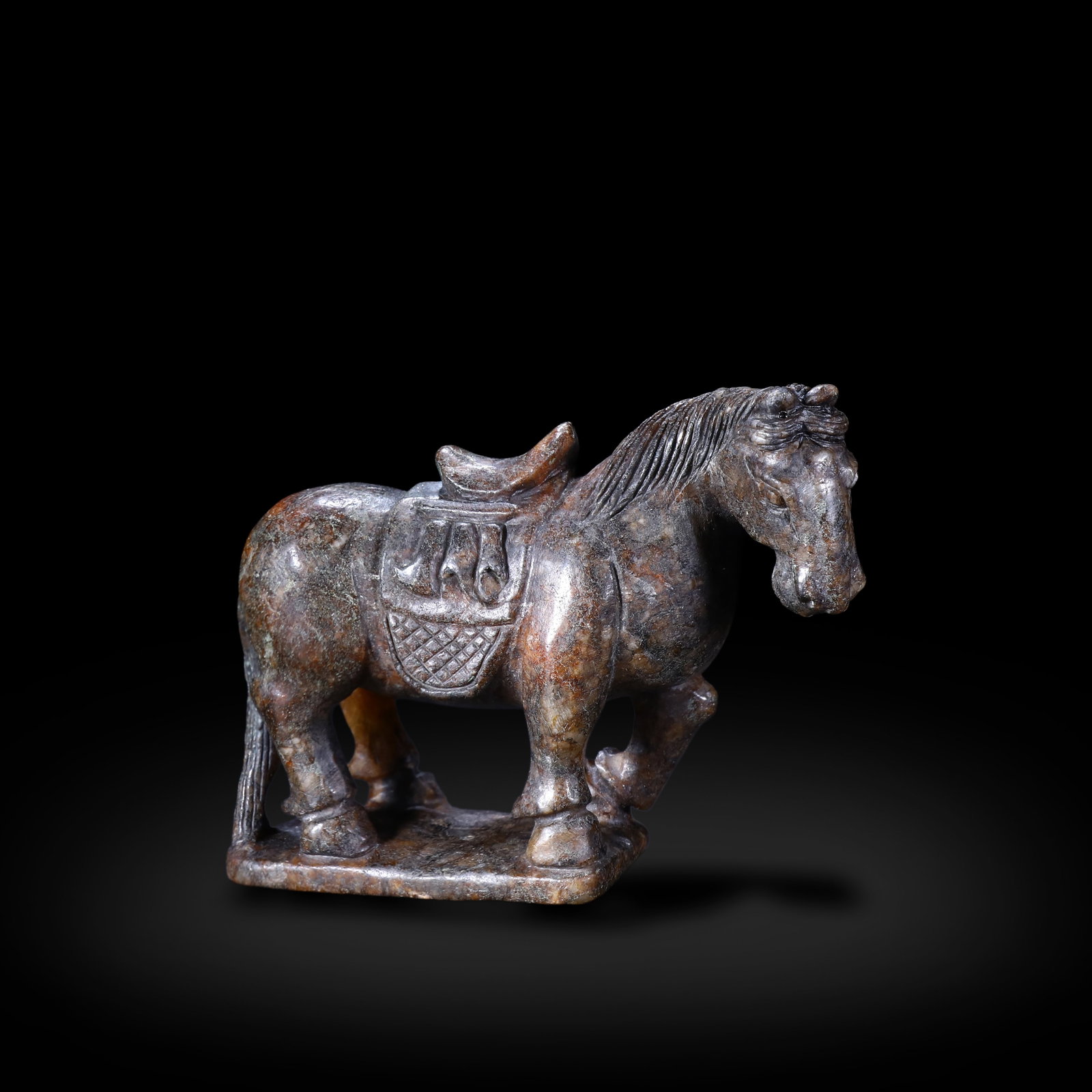 Tang Dynasty, Jade Horse: Name Tang Dynasty, Jade Horse Dimensions H:8.8cm W:12cm Description