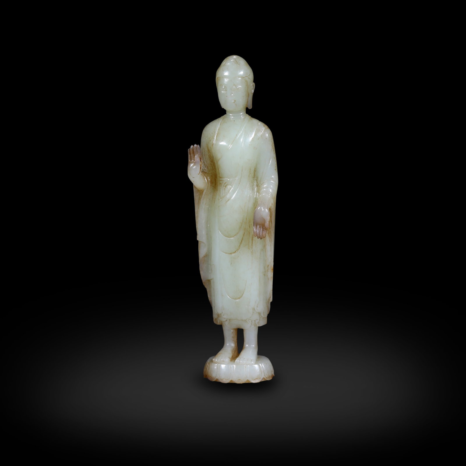 Tang Dynasty, Jade Buddha: Name Tang Dynasty, Jade Buddha Dimensions H:12cm W:3.1cm Description