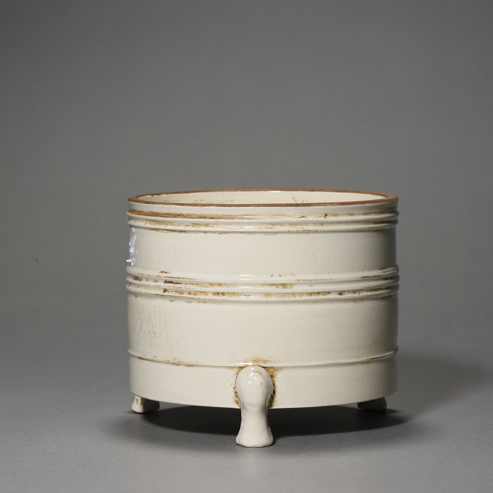 Song Dynasty, Ding Ware Three-legged Spiral Censer (1 of 5)