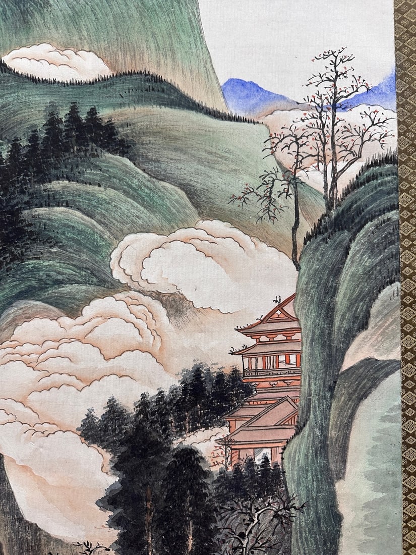 Zhang Daqian Landscape Vertical Scroll - 6