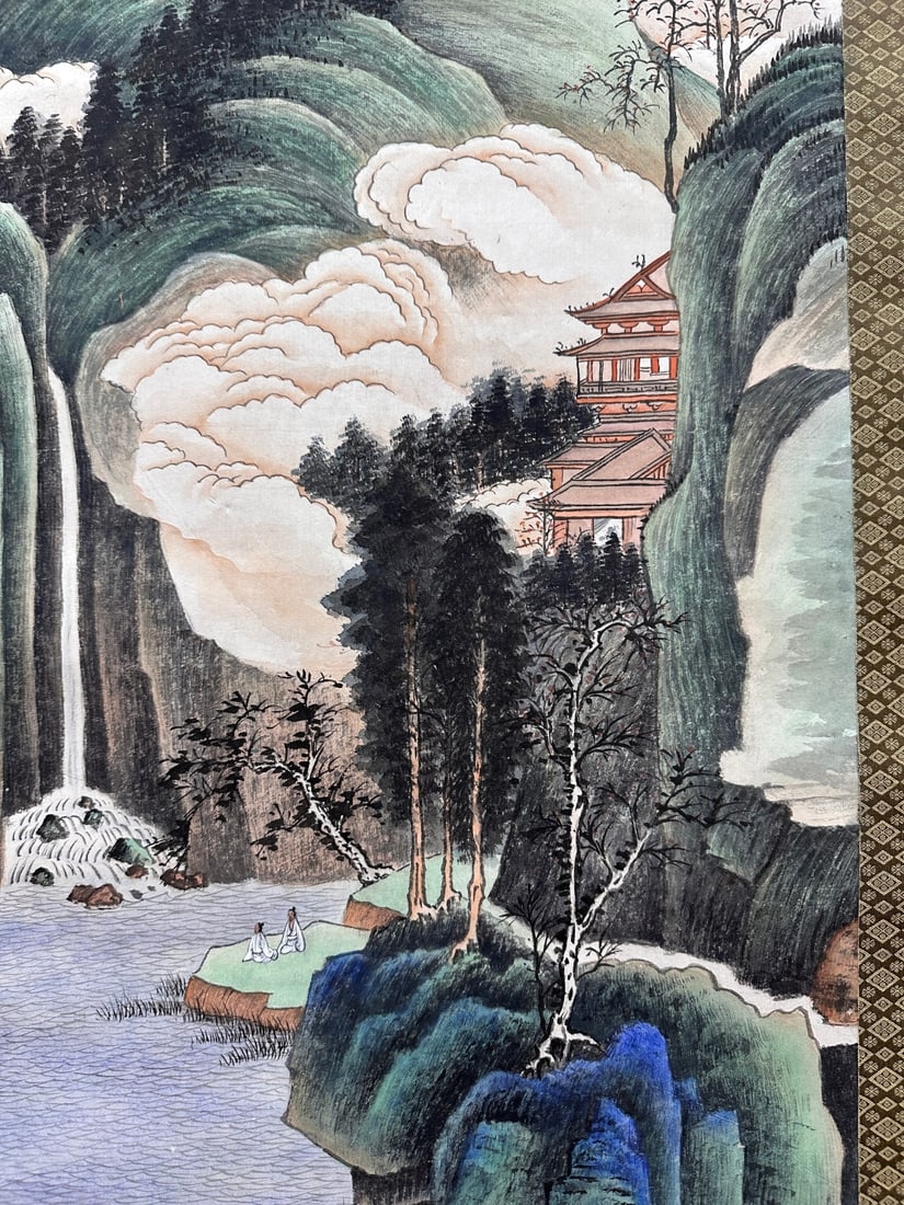 Zhang Daqian Landscape Vertical Scroll - 7