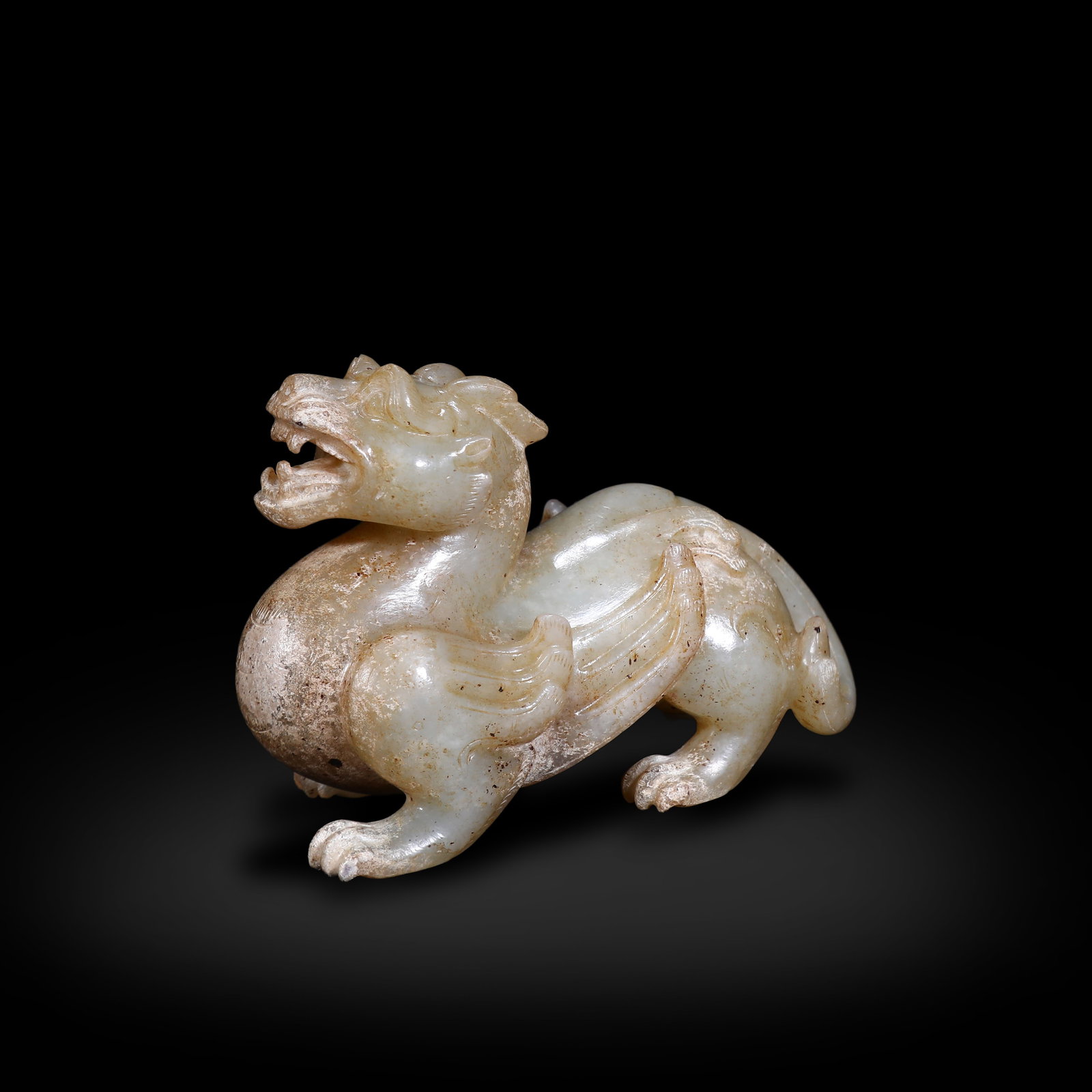 Han Dynasty, Jade Pixie Mythical Beast (1 of 5)