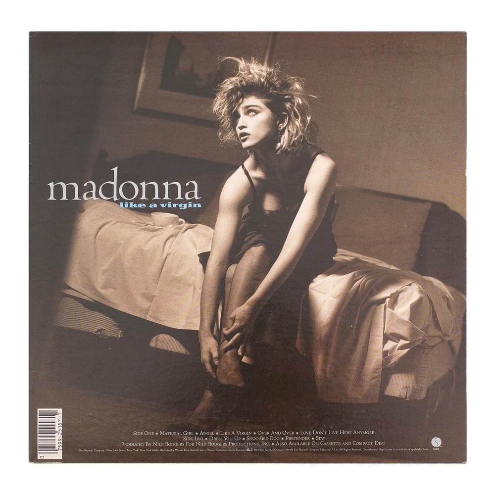 MADONNA, SIGNED "LIKE A VIRGIN" LP - 2