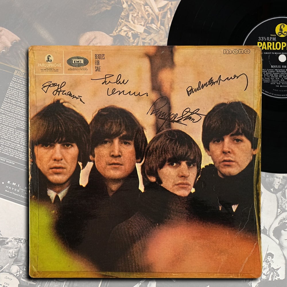 THE BEATLES, FULLY SIGNED BEATLES FOR SALE UK LP (1 of 6)