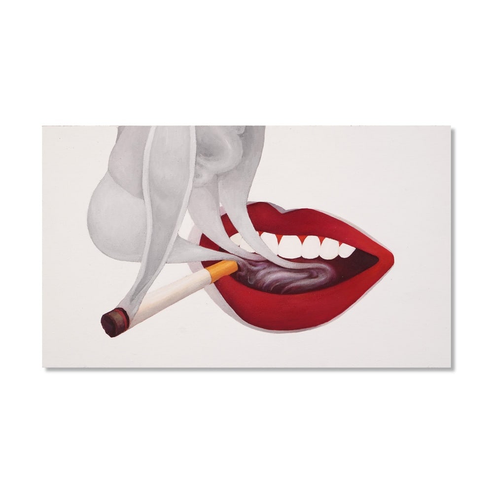 TOM WESSELMANN (1931-2004), ATTRIBUTED TO, OIL ON CANVAS: Signed (reverse) Image Dimensions: 36 x 21 in (91.4 x 53.3 cm) This painting comes with COA. Tom Wesselmann was a central figure in the American Pop Art movement of the 20th century, known for