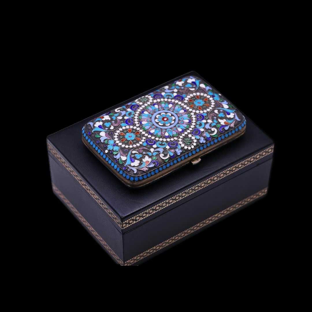 LATE 19TH CENTURY RUSSIAN ENAMEL CIGARETTE CASE (1 of 4)