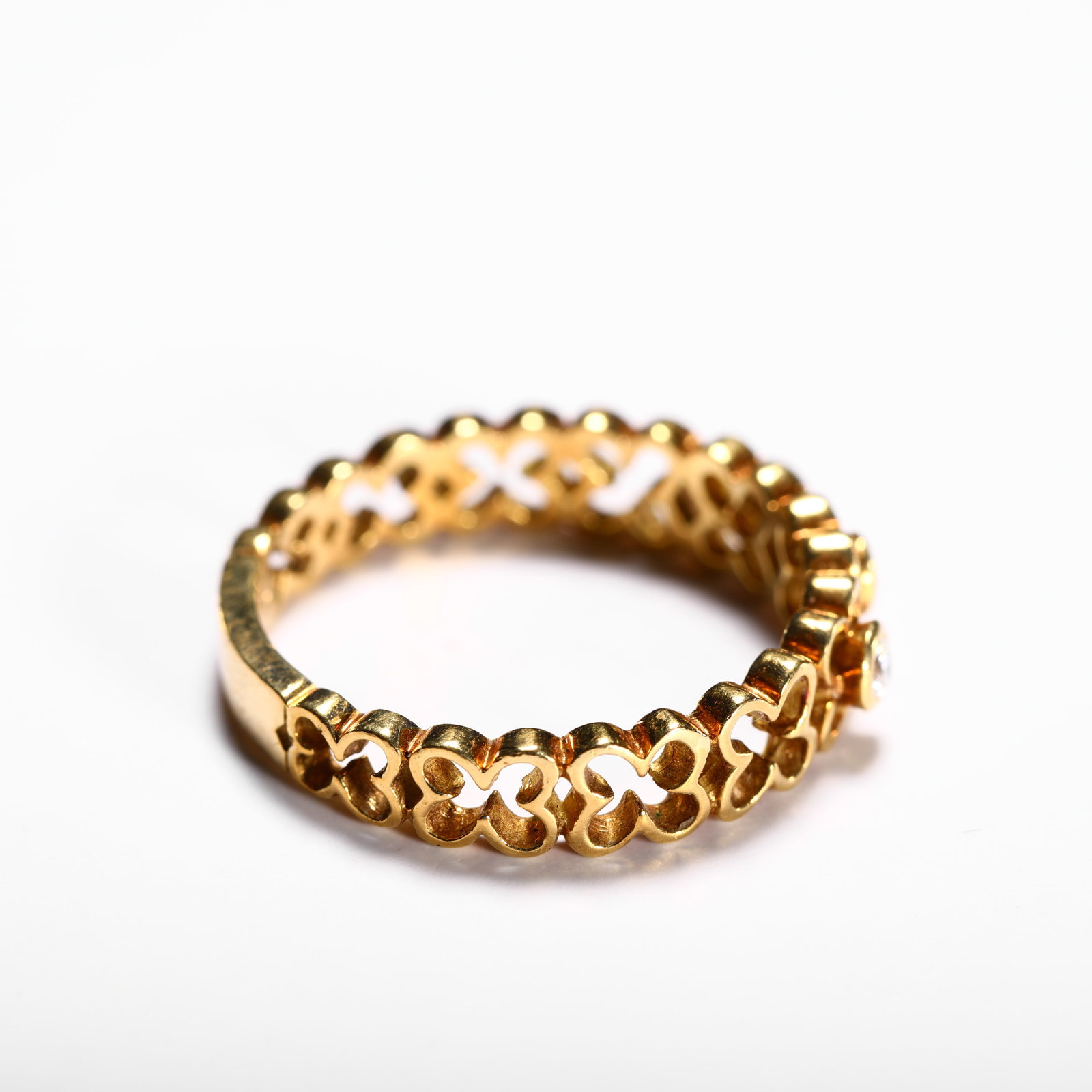 18K DIAMOND RING - 3