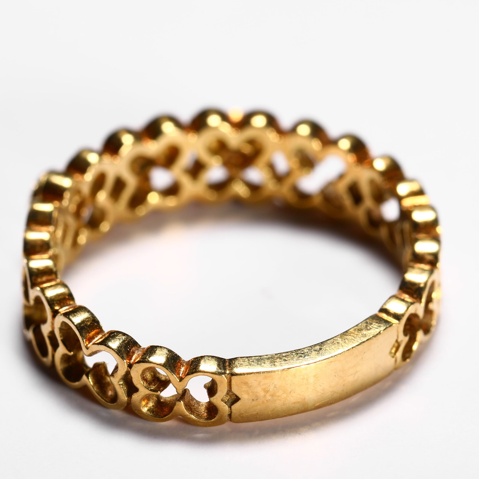 18K DIAMOND RING - 4