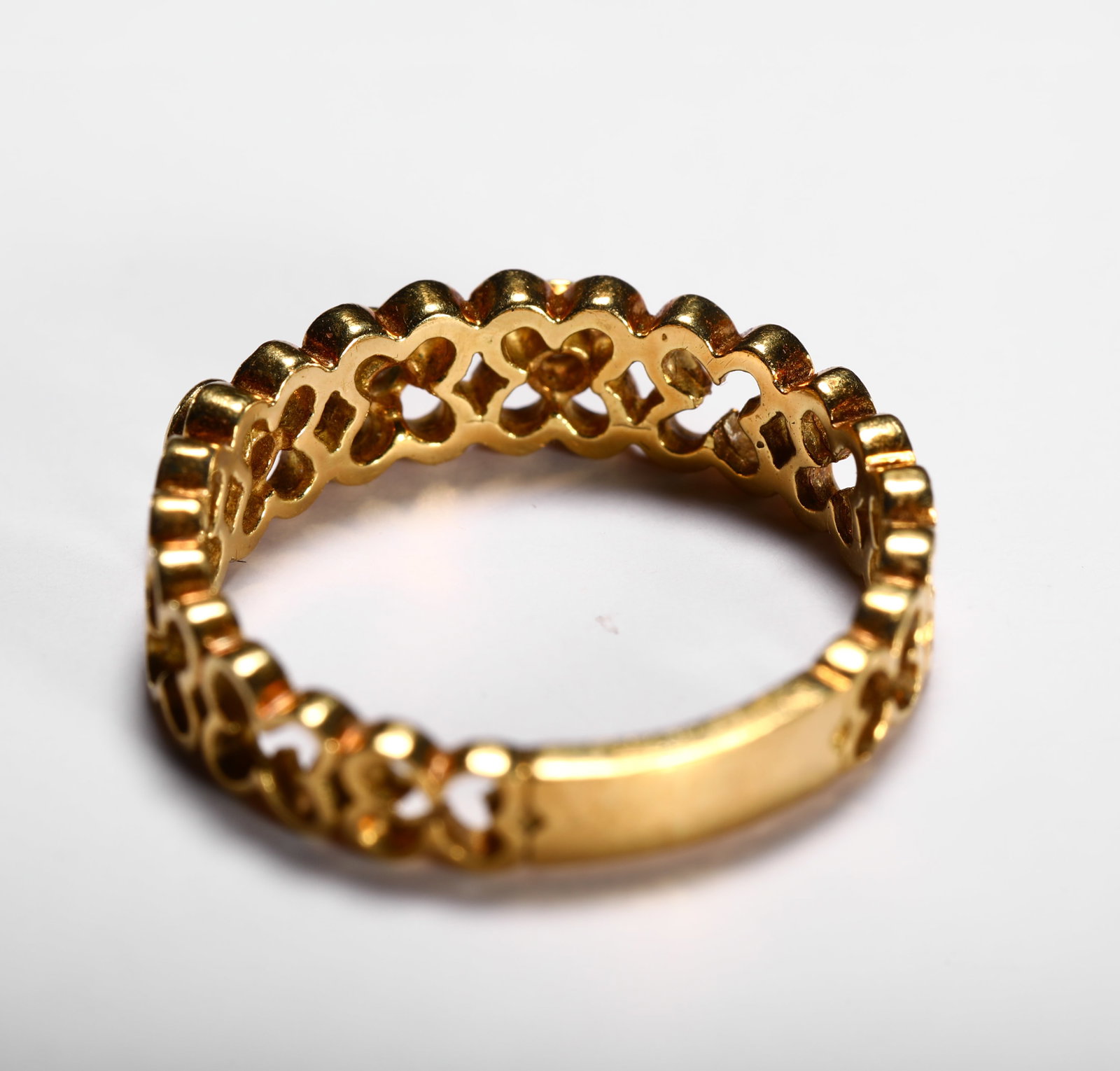 18K DIAMOND RING - 5