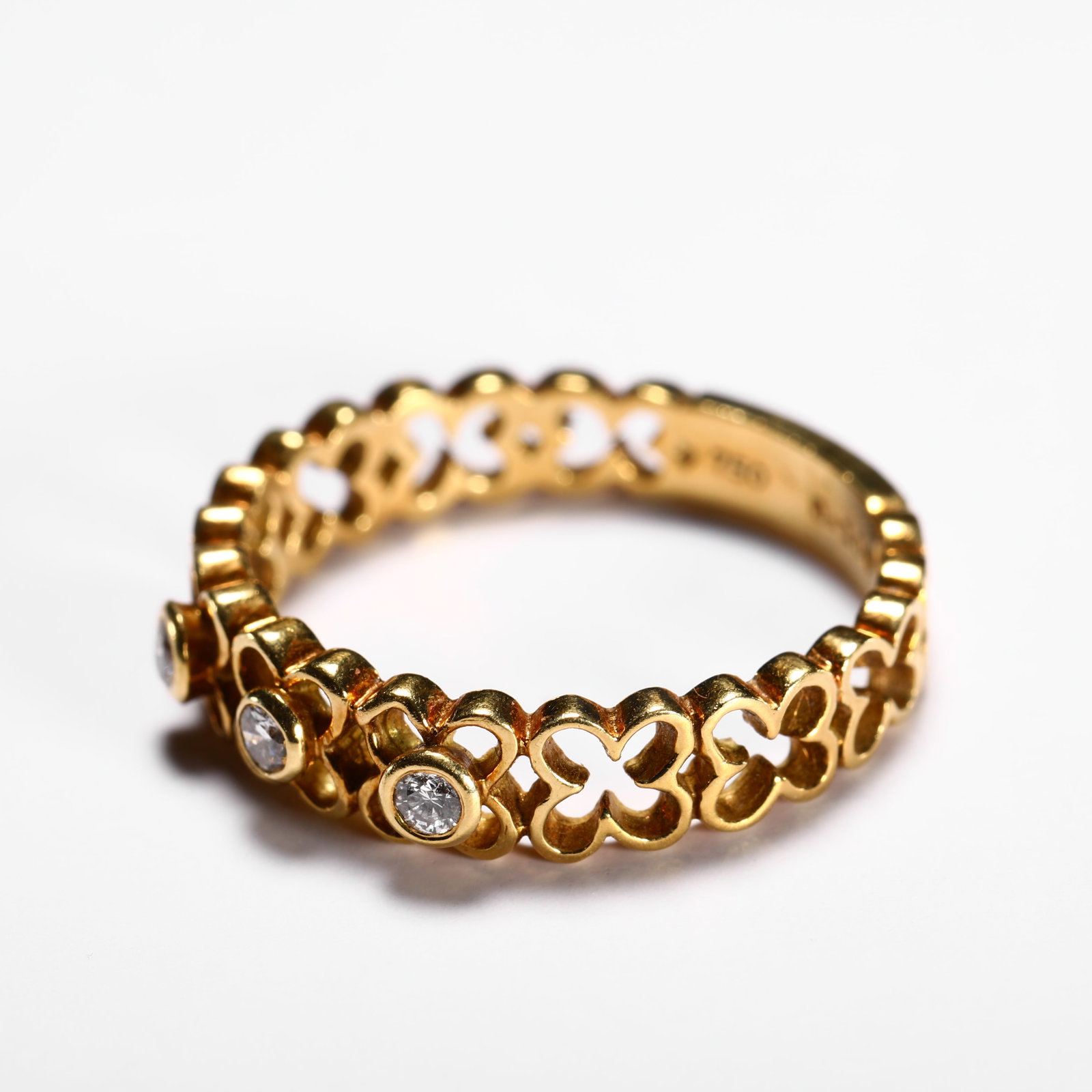 18K DIAMOND RING - 6