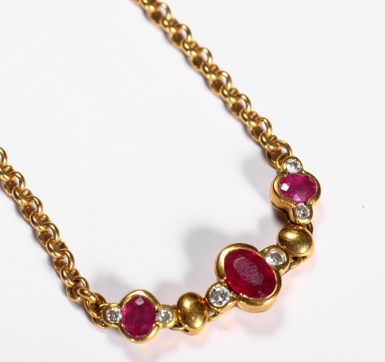 18K RUBY BRACELET - 3