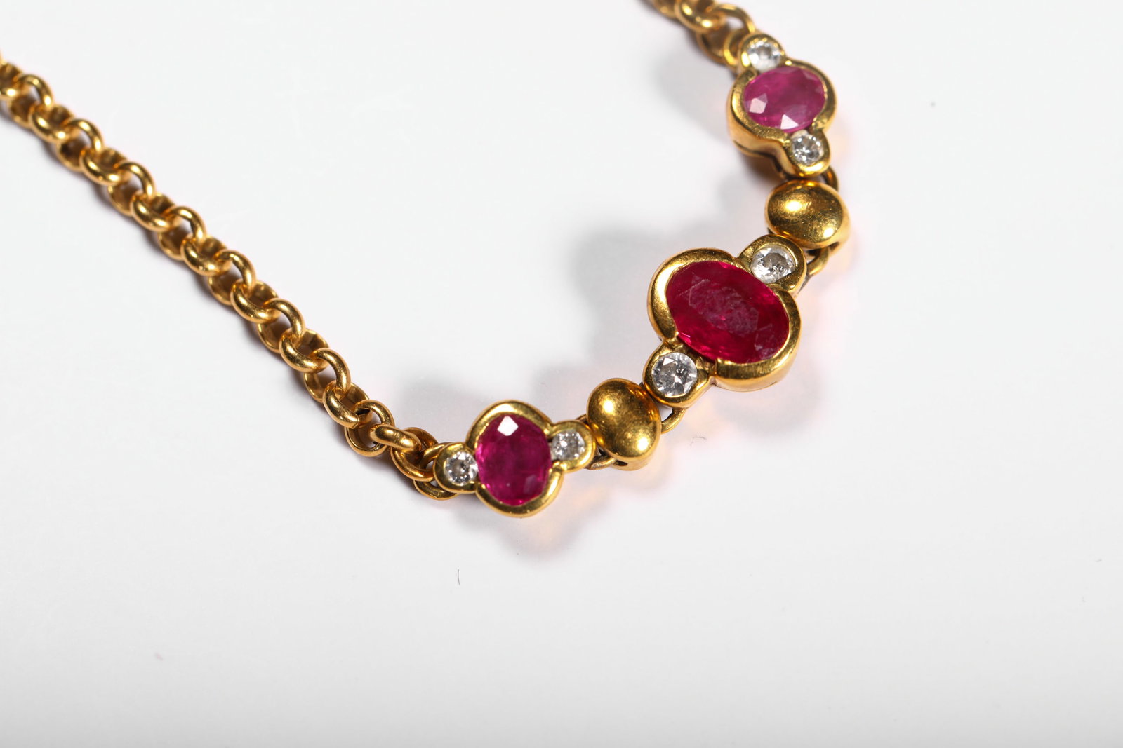 18K RUBY BRACELET - 7