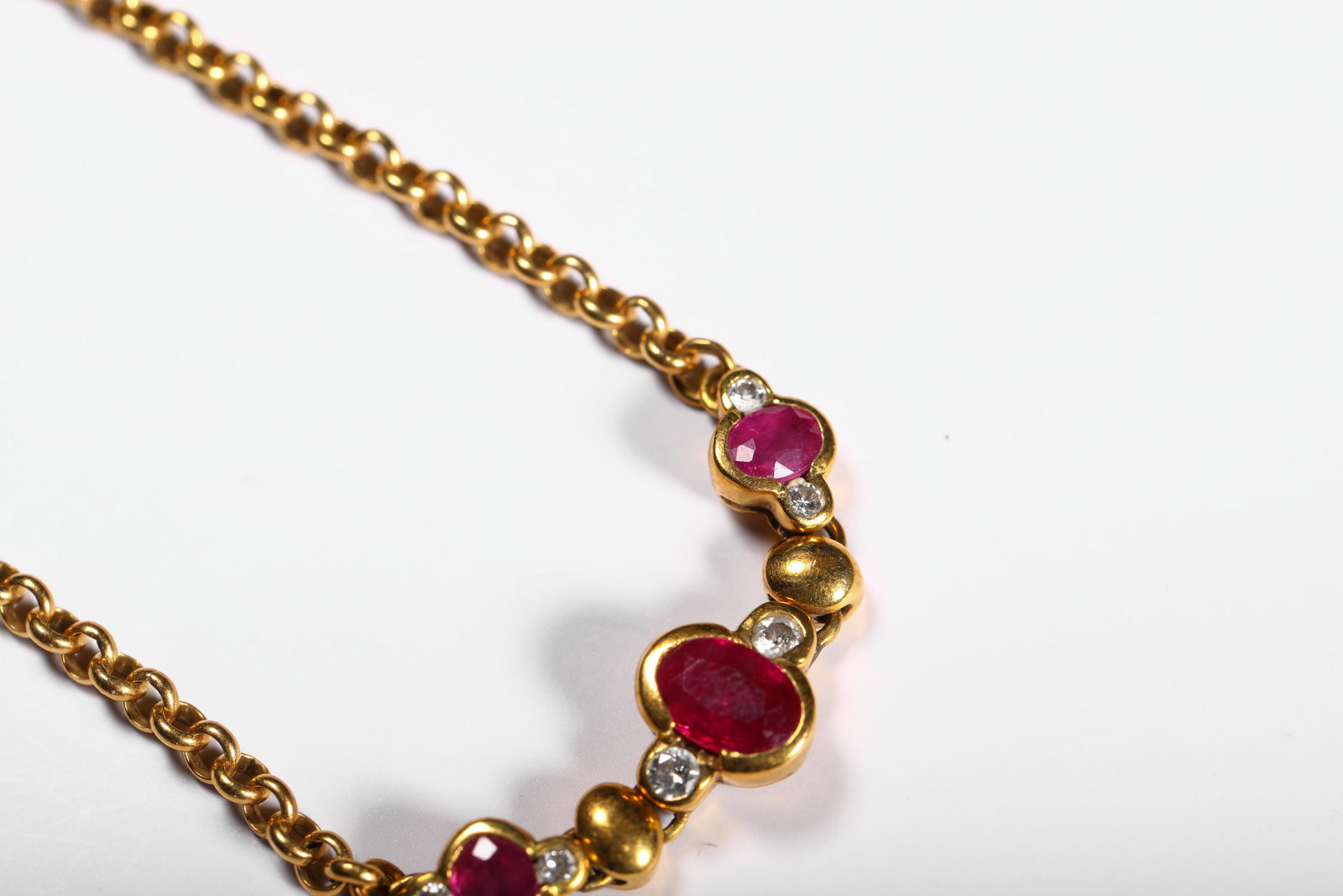 18K RUBY BRACELET - 8